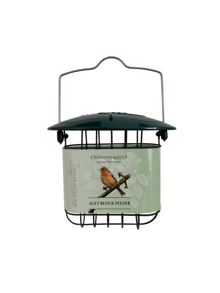 Johnston & Jeff Signature Green Cast Suet Block Feeder 12cm