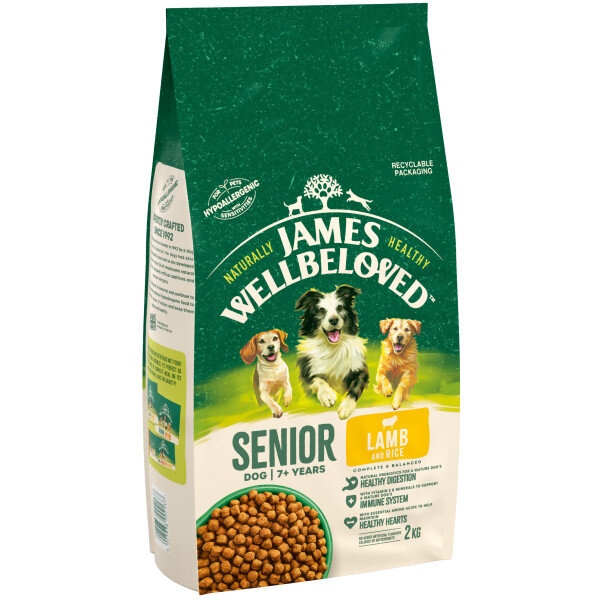 James Wellbeloved Lamb & Rice Senior Dog Food 2kg