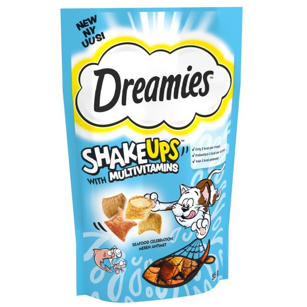 Dreamies Shakeups Seafood Celebrations 8 x 55g