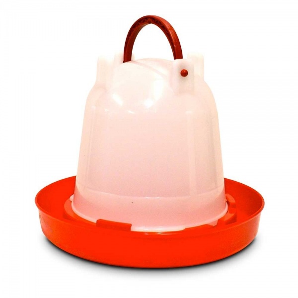 Supa Red & White Poultry Drinker 1.5L x 3