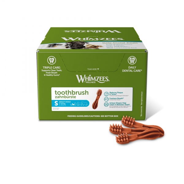 Whimzees Small Toothbrush - Box of 150 x 90mm