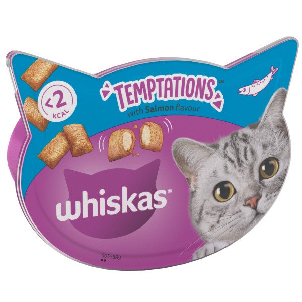 Whiskas Temptations Salmon 8 x 60g