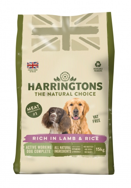 Harringtons Adult Active Working rich in Lamb & Rice 15kg