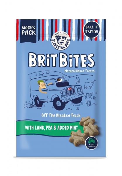 Laughing Dog Brit Bites Wheat Free Lamb Pea & Mint 7 x 175g