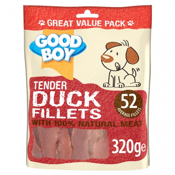 Good Boy Tender Duck Fillets 3 x 320g