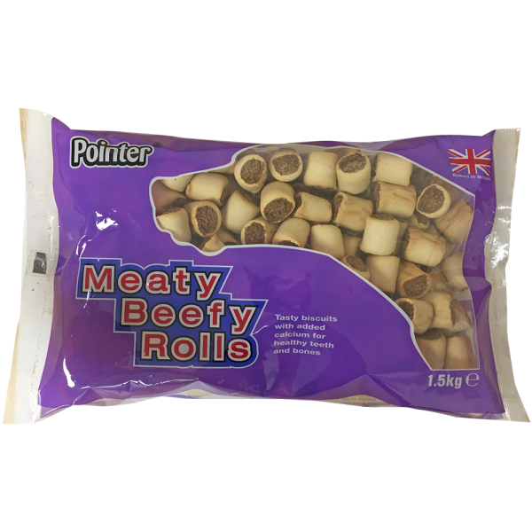 Pointer Meaty Beefy Rolls/Marrowbone Rolls 4 x 1.5kg