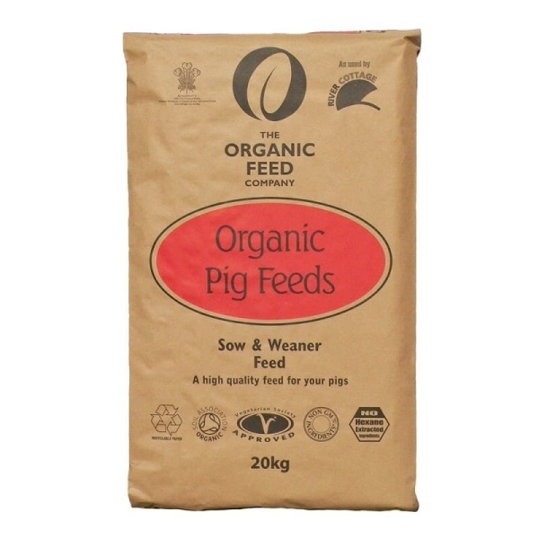 Allen & Page Organic Feed Company Sow & Weaner Pig Feed 20kg