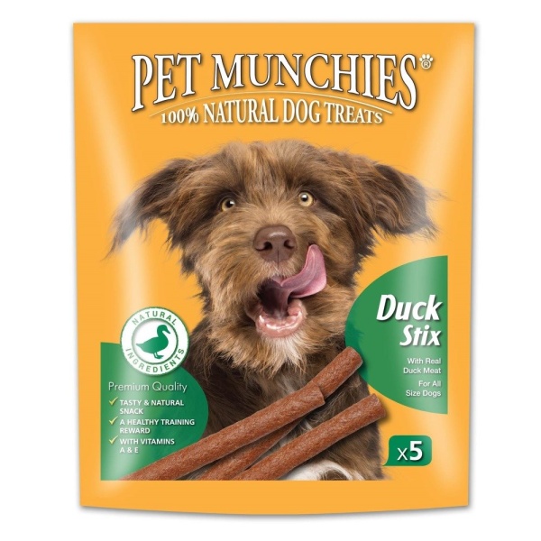 Pet Munchies Duck Stix Dog Treats 10 x 50g