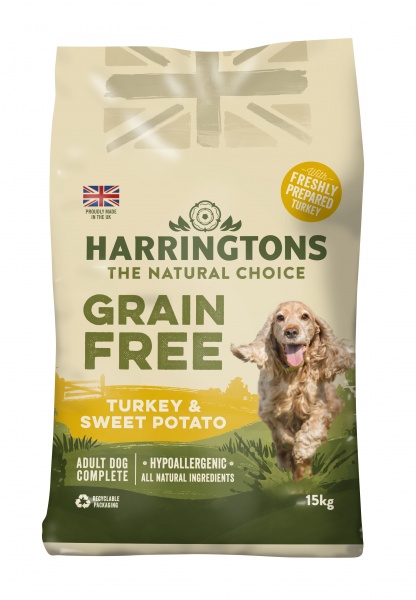 Harringtons Adult Grain Free Turkey & Sweet Potato 15kg