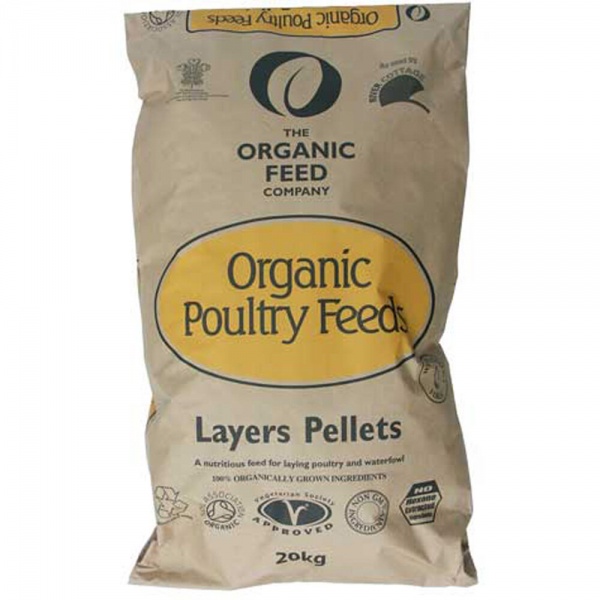 Allen & Page Organic Feed Company Layers Pellets Poultry Food 20kg