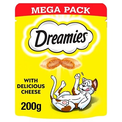 Dreamies Cheese Cat Treats Mega Pack 6 x 200g