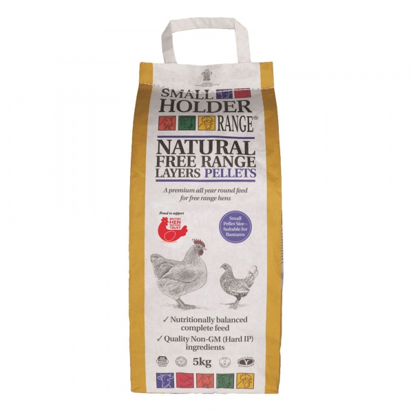 Allen & Page Small Holder Range Natural Free Range Layers Pellets Poultry Food 5kg