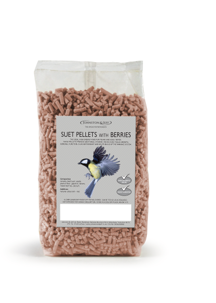 Johnston & Jeff Suet Pellets with Berries 12 x 1kg