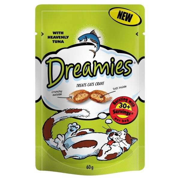 Dreamies Tuna Cat Treats 8 x 60g