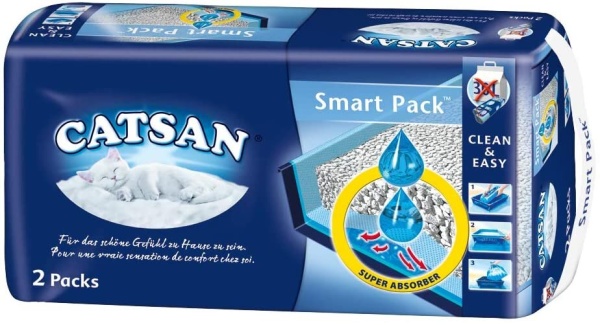 Catsan Smart Pack Cat Litter 2 x 4L