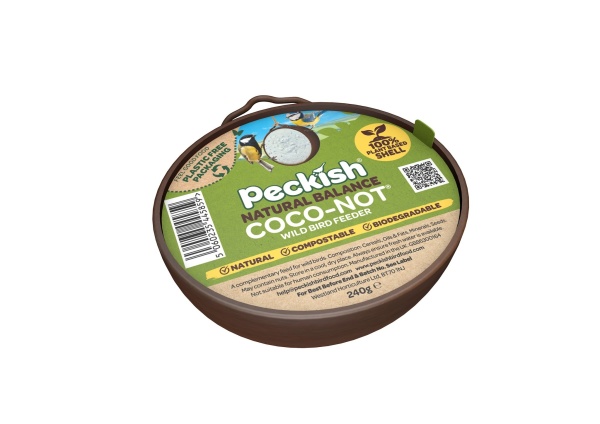 Peckish Natural Balance Coco-Not Wild Bird Feeder 240g x 12