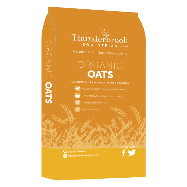 Thunderbrook Whole Organic Oats for Sprouting Horse Feed 20kg
