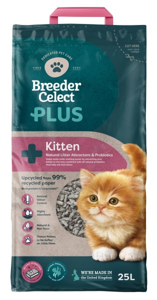 Breeder Celect Plus Kitten Litter 25L