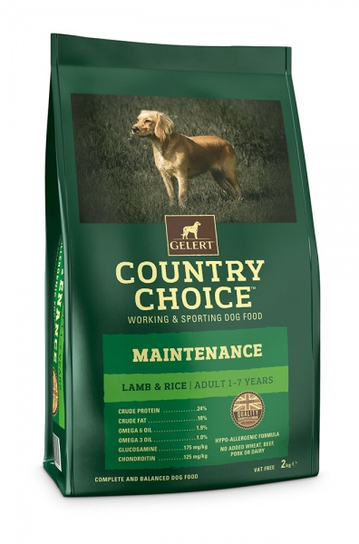 Gelert Country Choice Maintenance Lamb Adult Dog Food 2kg