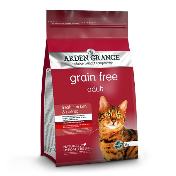 Arden Grange Cat Adult Grain Free Chicken & Potato 6 x 2kg