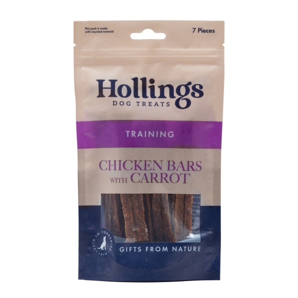 Hollings Chicken Bar with Carrot Display Box 10 x 7 pack