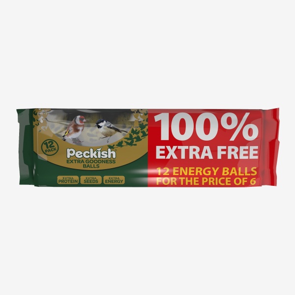 Peckish Extra Goodness Energy Ball 6 + 6 Free