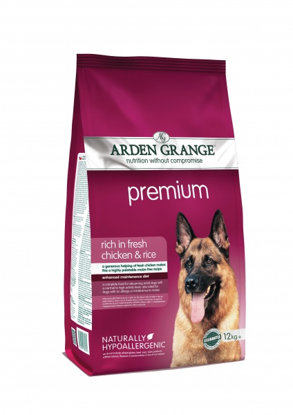 Arden Grange Chicken & Rice Premium Adult Dog Food 12kg