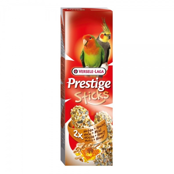 Versele Laga Prestige Big Parakeets Nuts & Honey Sticks 8 x 140g