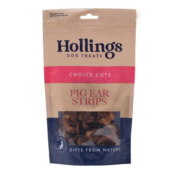 Hollings Pig Ear Strips 6 x 500g