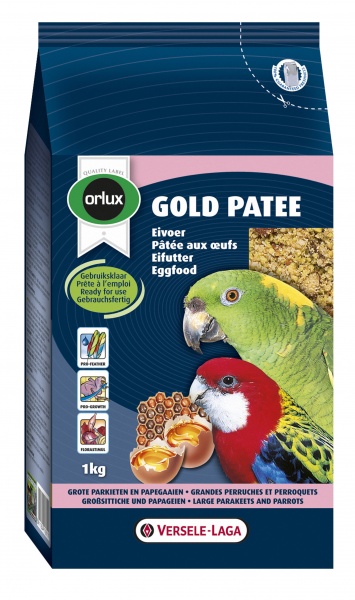 Versele Laga Orlux Gold Patee Large Parakeet & Parrot Food 1kg