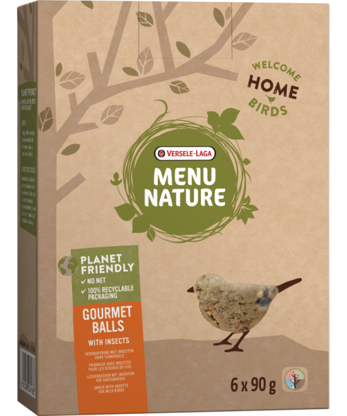 Versele Laga Menu Nature Gourmet Balls with Insects No Nets 6 x 90g