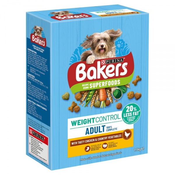 Bakers Complete Weight Control with Chicken & Veg 5 x 1.1kg