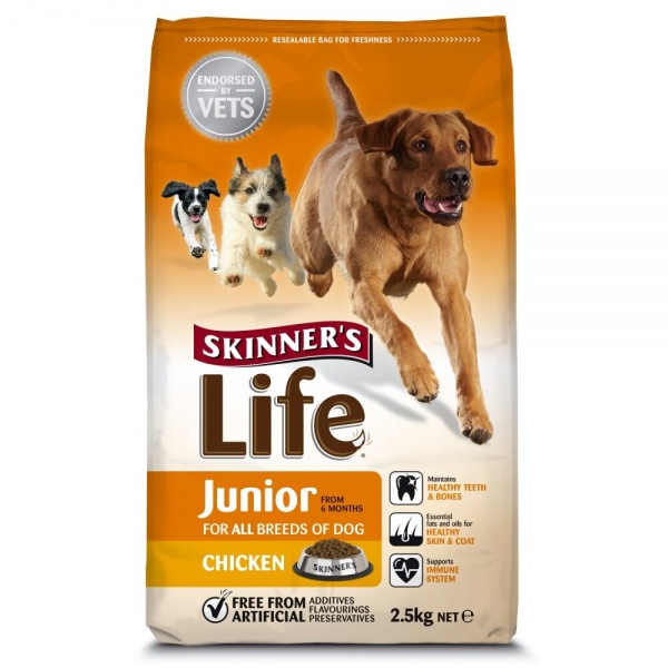 Skinners Life Chicken Junior Dog Food 2.5kg