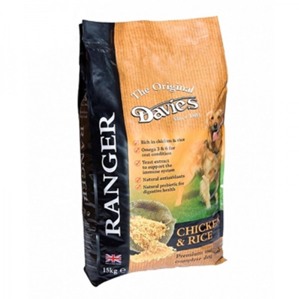 Davies Ranger Chicken & Rice Dog Food 15kg