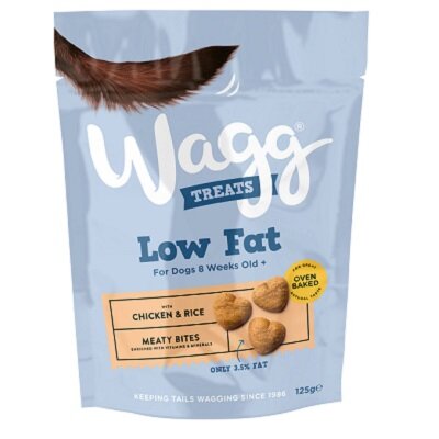 Wagg Low Fat Chicken & Rice Treats 7 x 125g