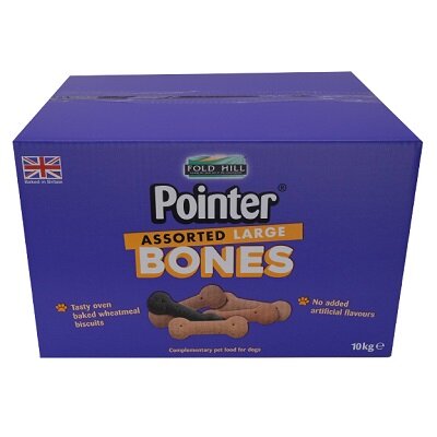 Pointer Assorted Large Biscuit Bones 10kg