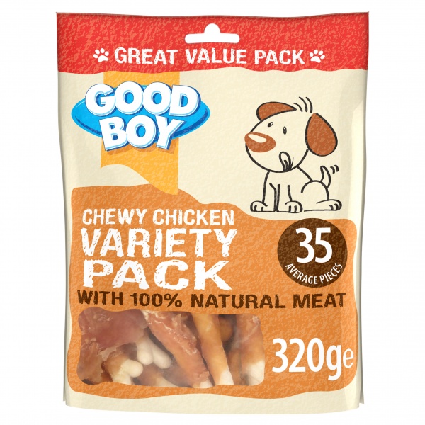 Good Boy Chewy Chicken Variety Pack 3 x 320g