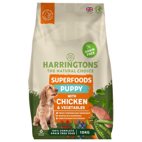 Harringtons Puppy Grain Free Superfoods Chicken & Veg 10kg