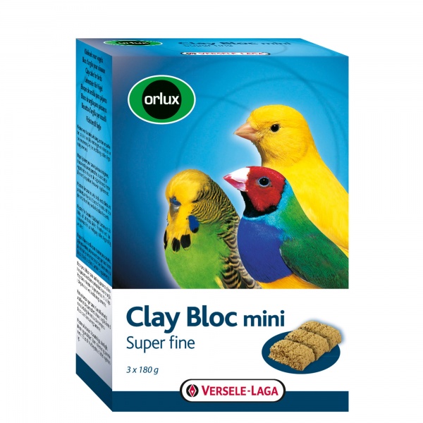 Versele Laga Orlux Clay Bloc Mini Super Fine Budgie Minerals 540g