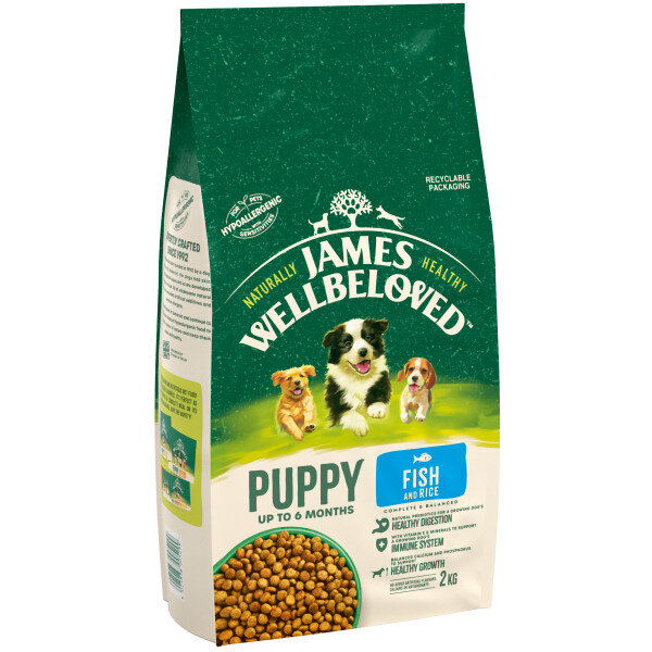 James Wellbeloved Fish & Rice Puppy Food 2kg
