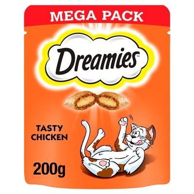 Dreamies Chicken Cat Treats Mega Pack 6 x 200g