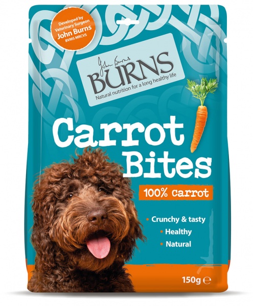 Burns Carrot Bites Dog Treats 10 x 150g