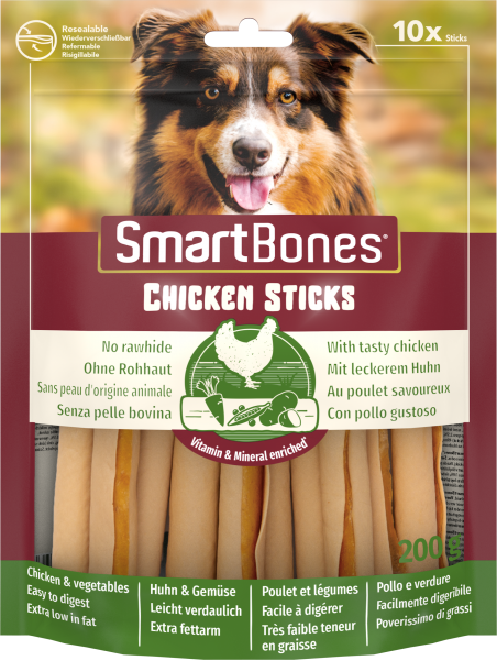 SmartBones Chicken Dog Treats 10 x 10 Pieces