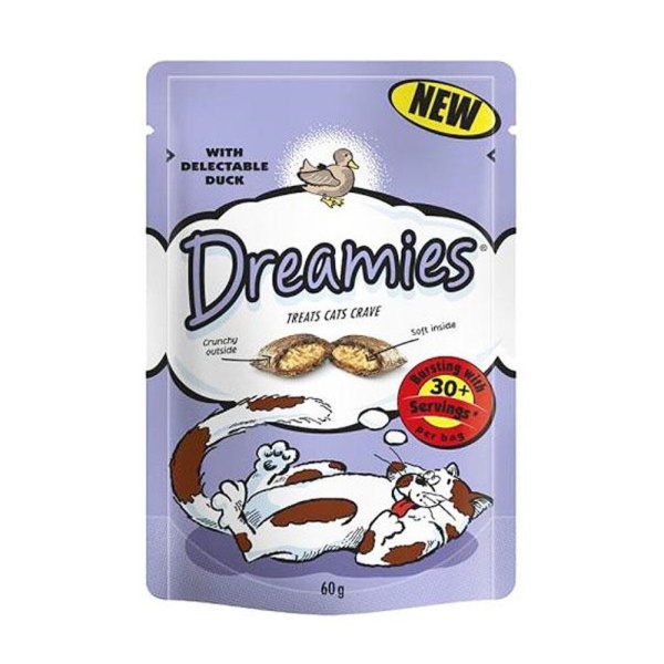 Dreamies Duck Cat Treats 8 x 60g