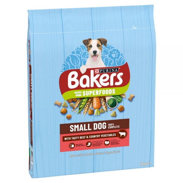 Bakers Complete Small Dog with Beef & Veg 10kg