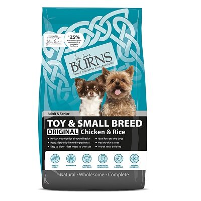 Burns Original with Chicken & Rice Toy & Small Dog Food 6kg