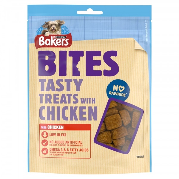 Bakers Bites Tasty Treats with Chicken 6 x 130g