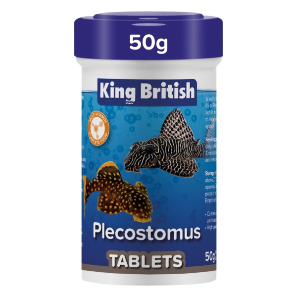 King British Plecostomus Food Tables 6 x 50g