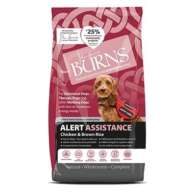 Burns Alert Assistance with Chicken & Brown Rice Dog Food 2kg
