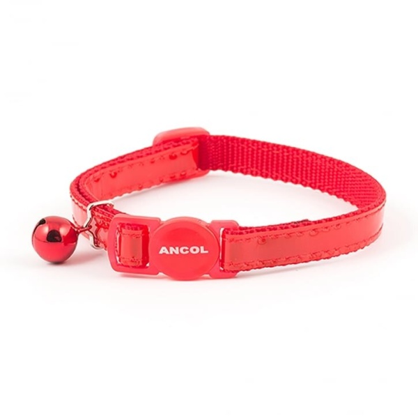 Ancol Reflective Gloss Red Cat Collar